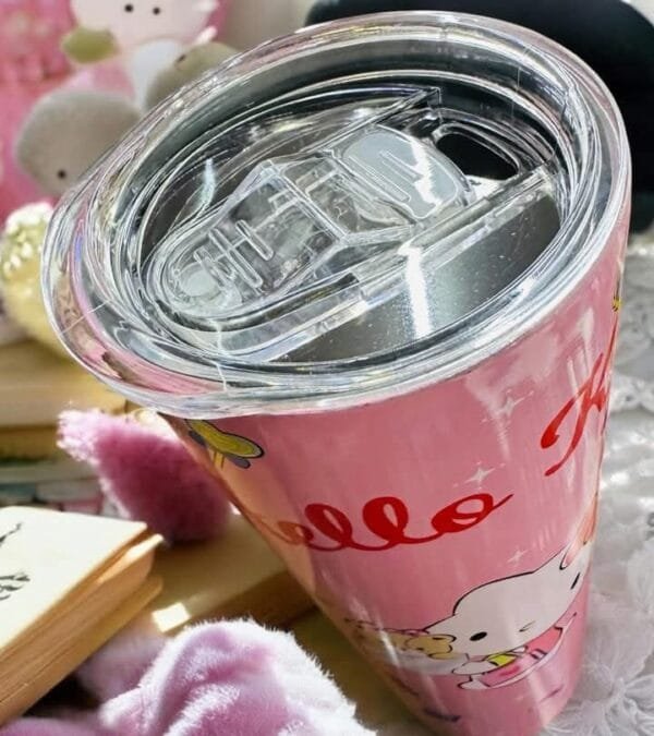 6 Vaso Termo Sanrio De Aluminio Con Tapa Varios Personajes Shein - Imagen 3